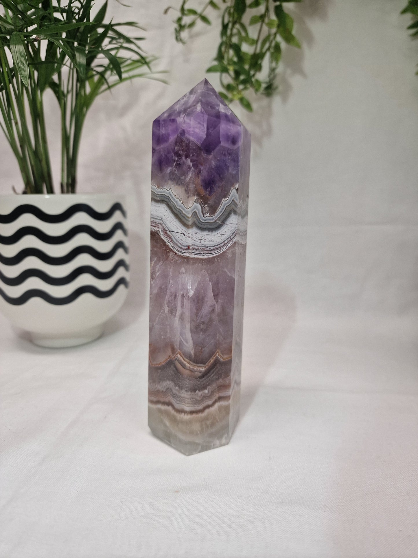 Chevronamethyst Turm/Flamme