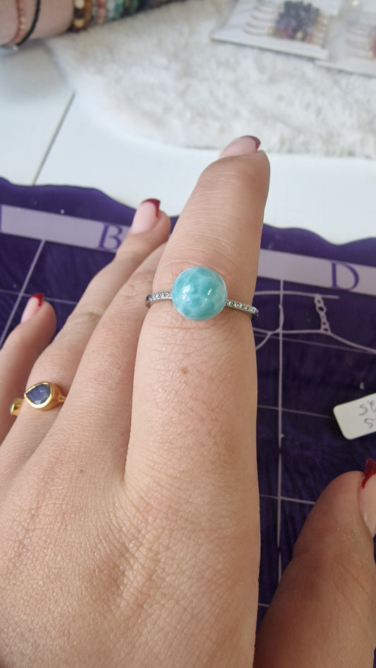 Larimar Ring