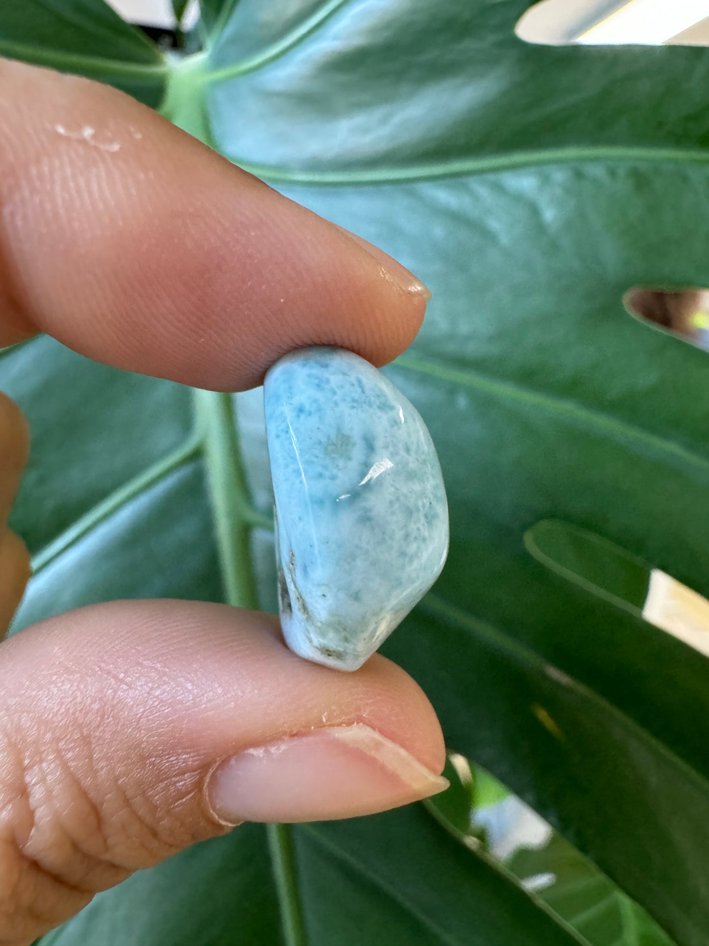 Larimar Trommelsteine Atlantisstein