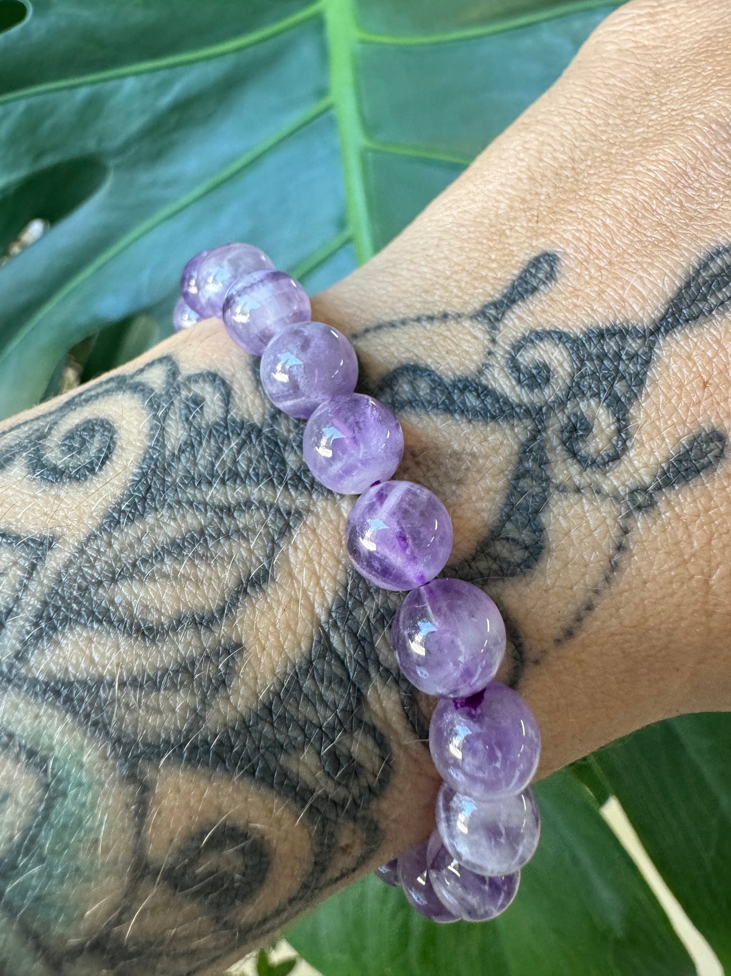 Chevron Amethyst Armband