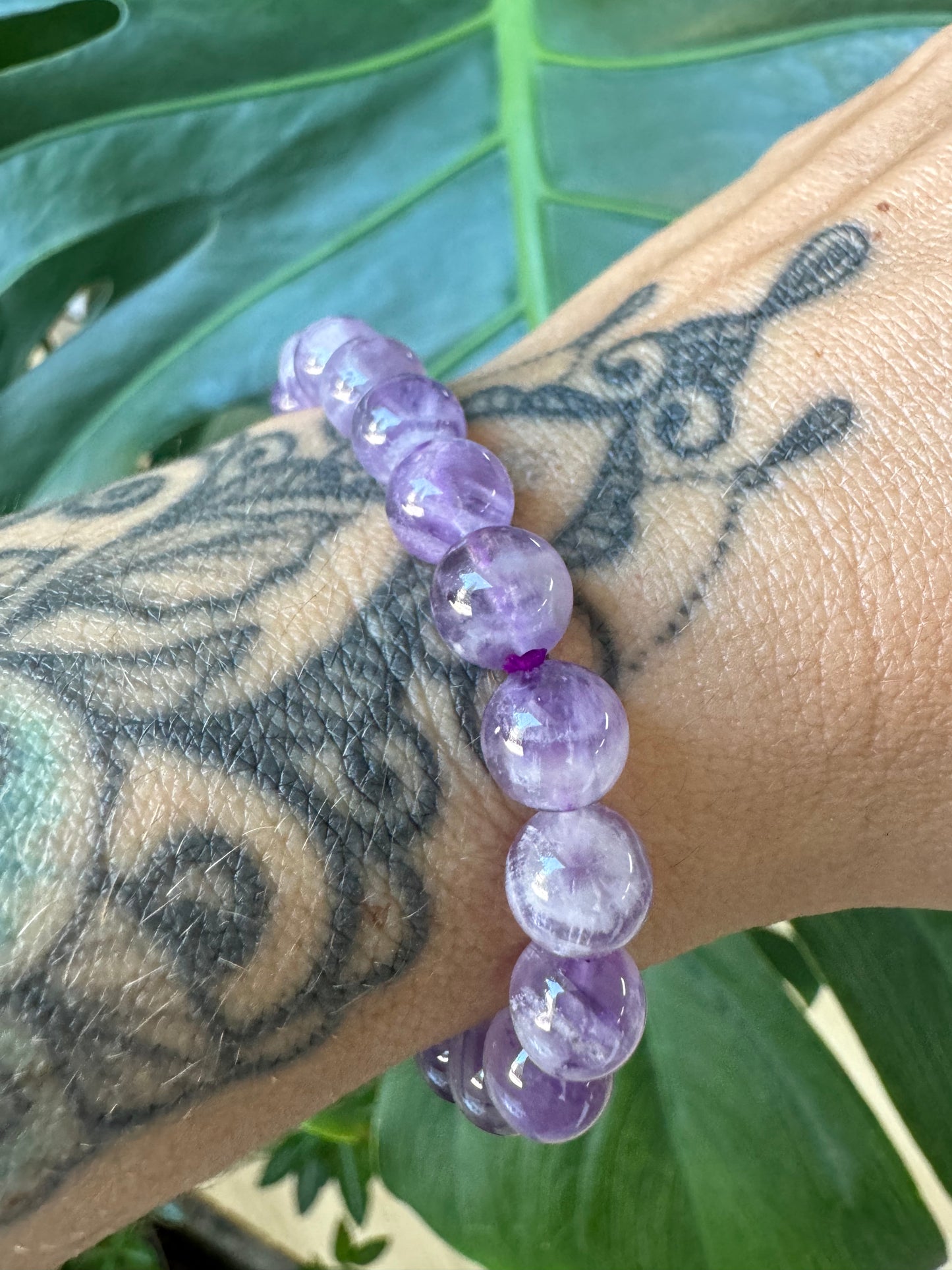 Chevron Amethyst Armband