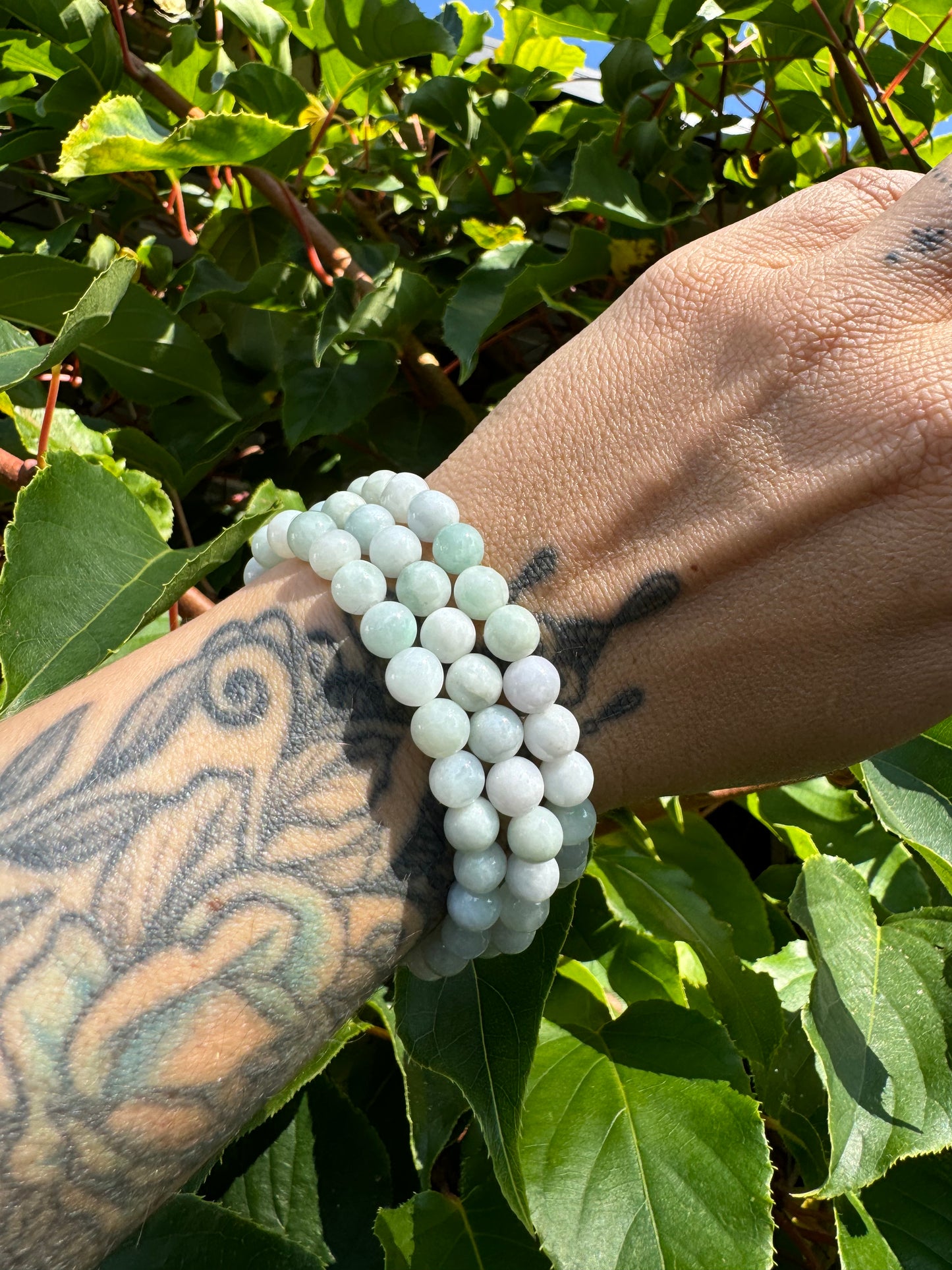 Jade hell Armband 7mm