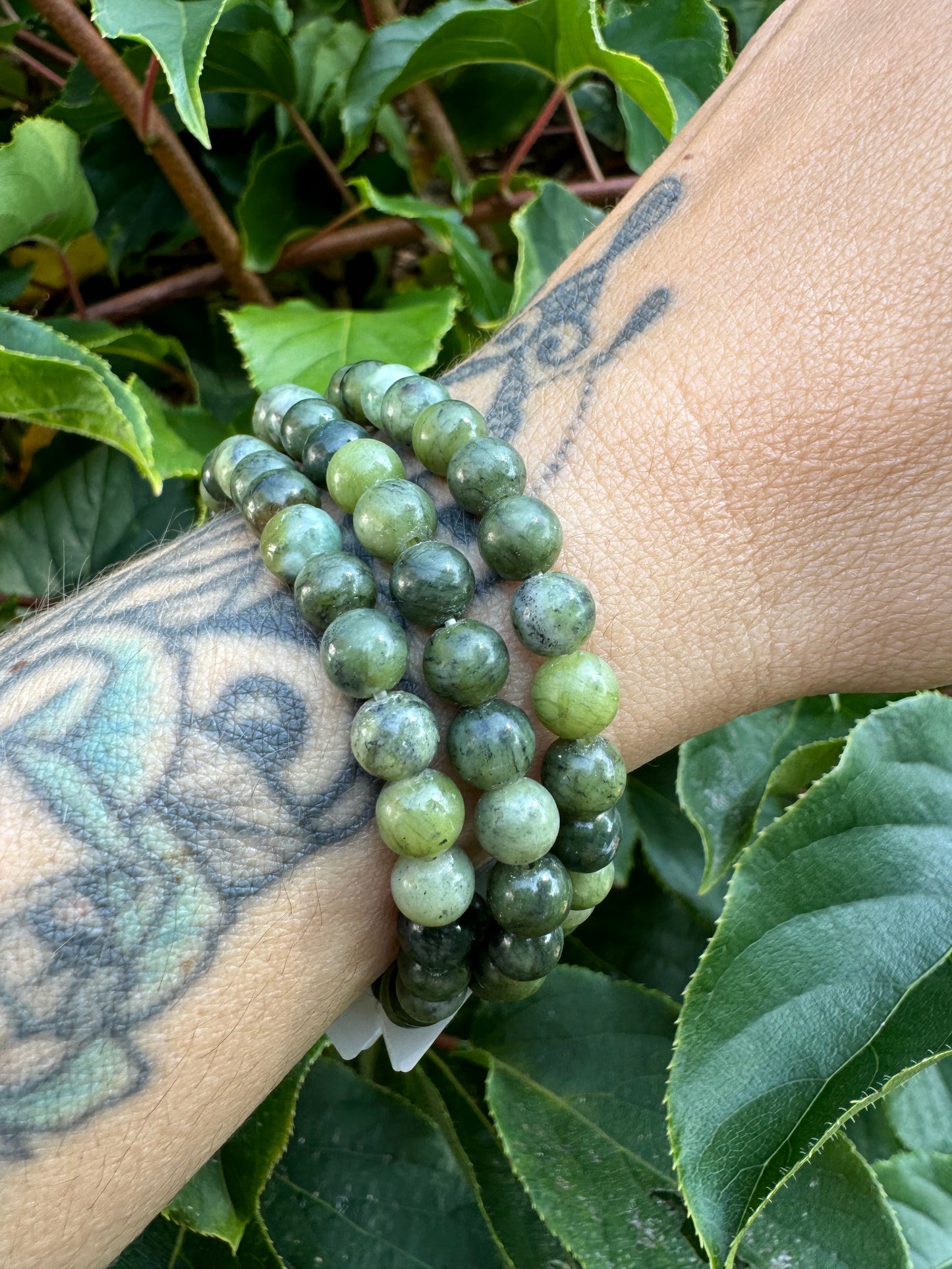 Jade Armband gemischt 6mm