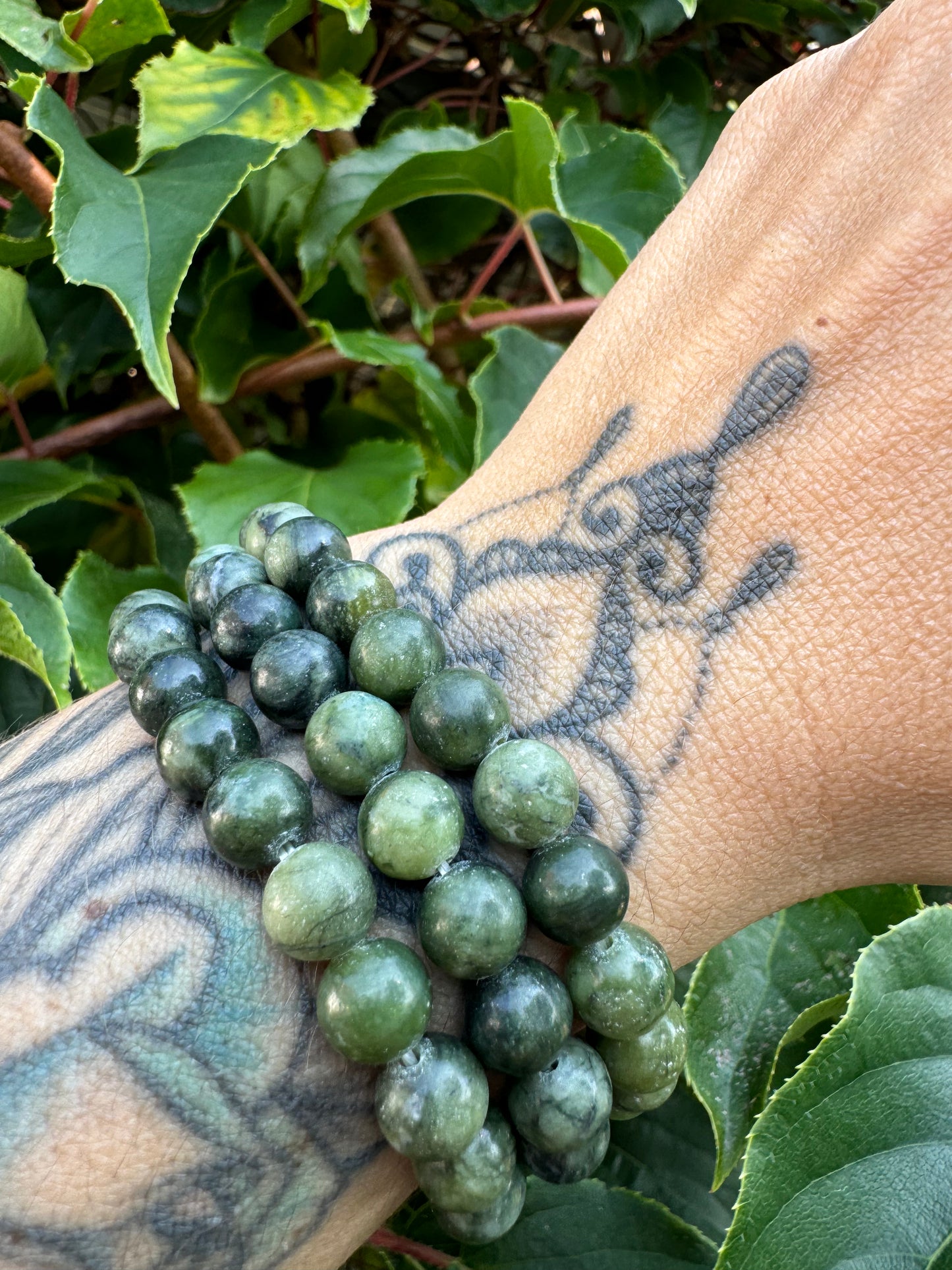 Jade Nephrit Armband 8mm