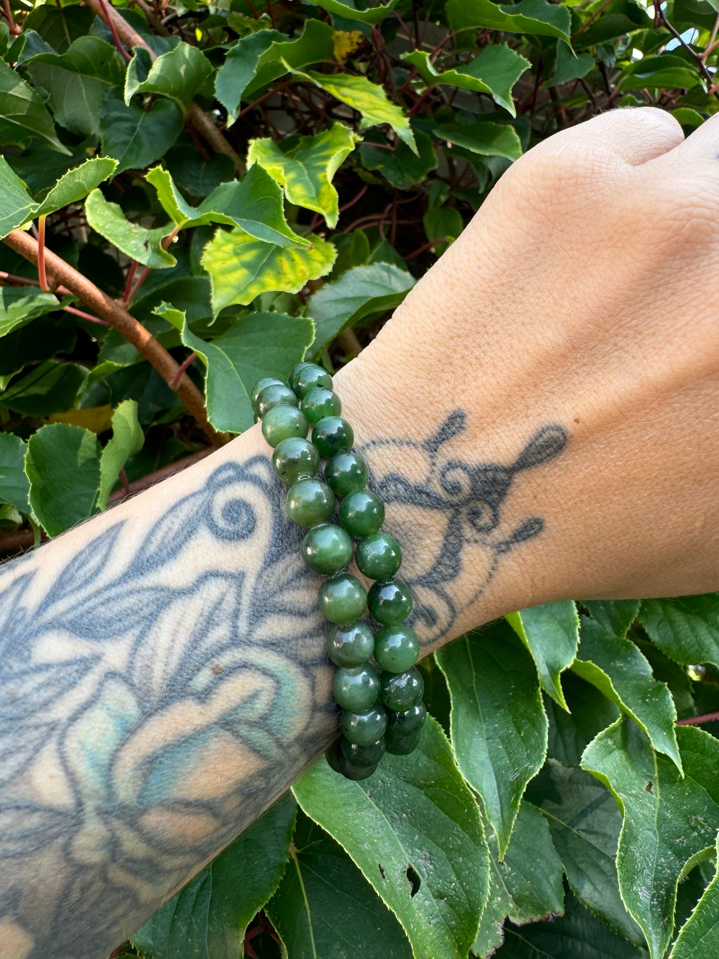 Nephrit Jade 8mm Armband