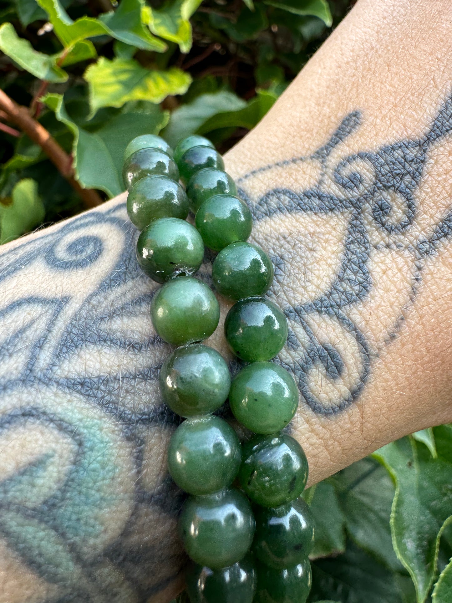 Nephrit Jade 8mm Armband