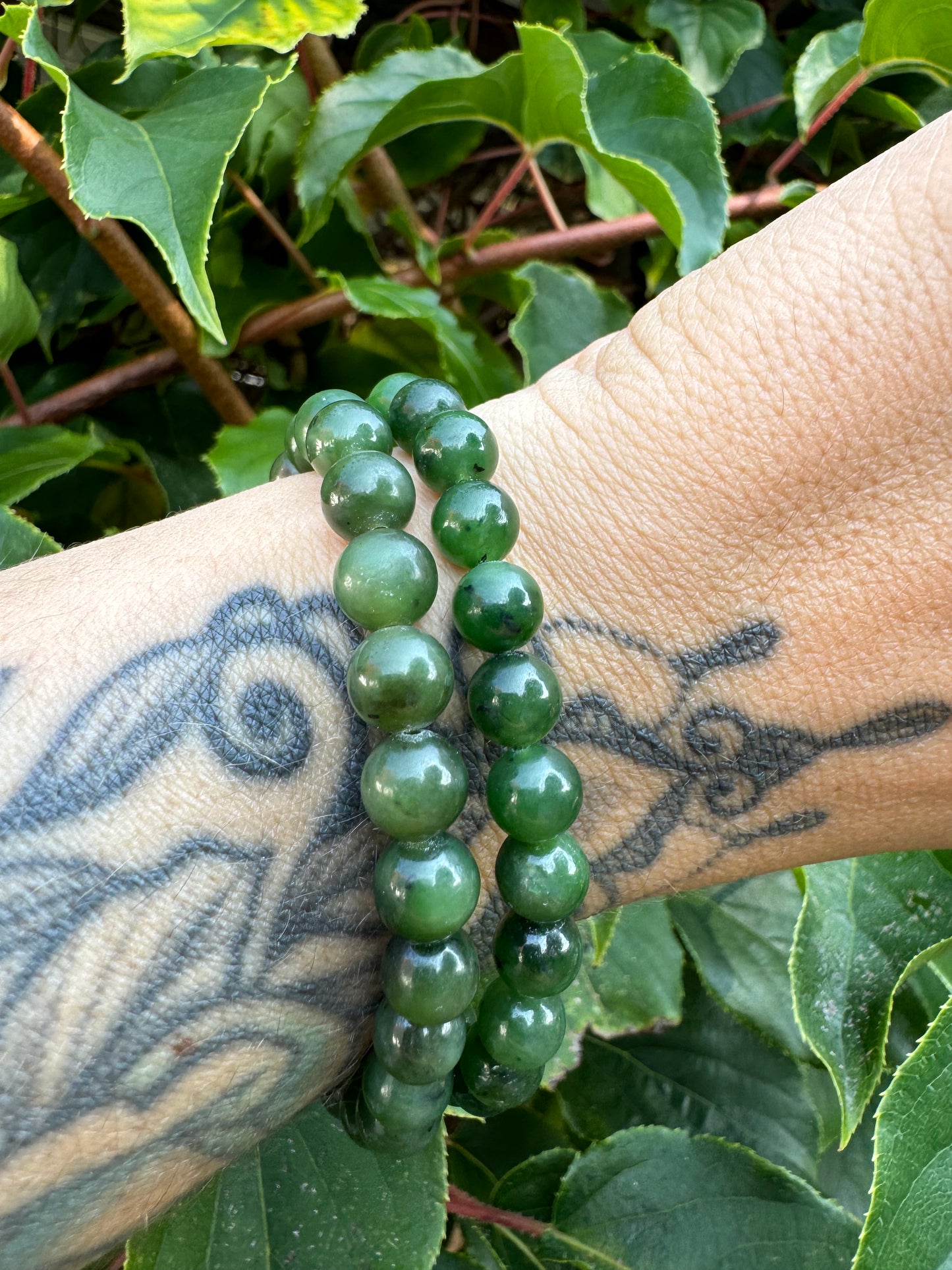 Nephrit Jade 8mm Armband