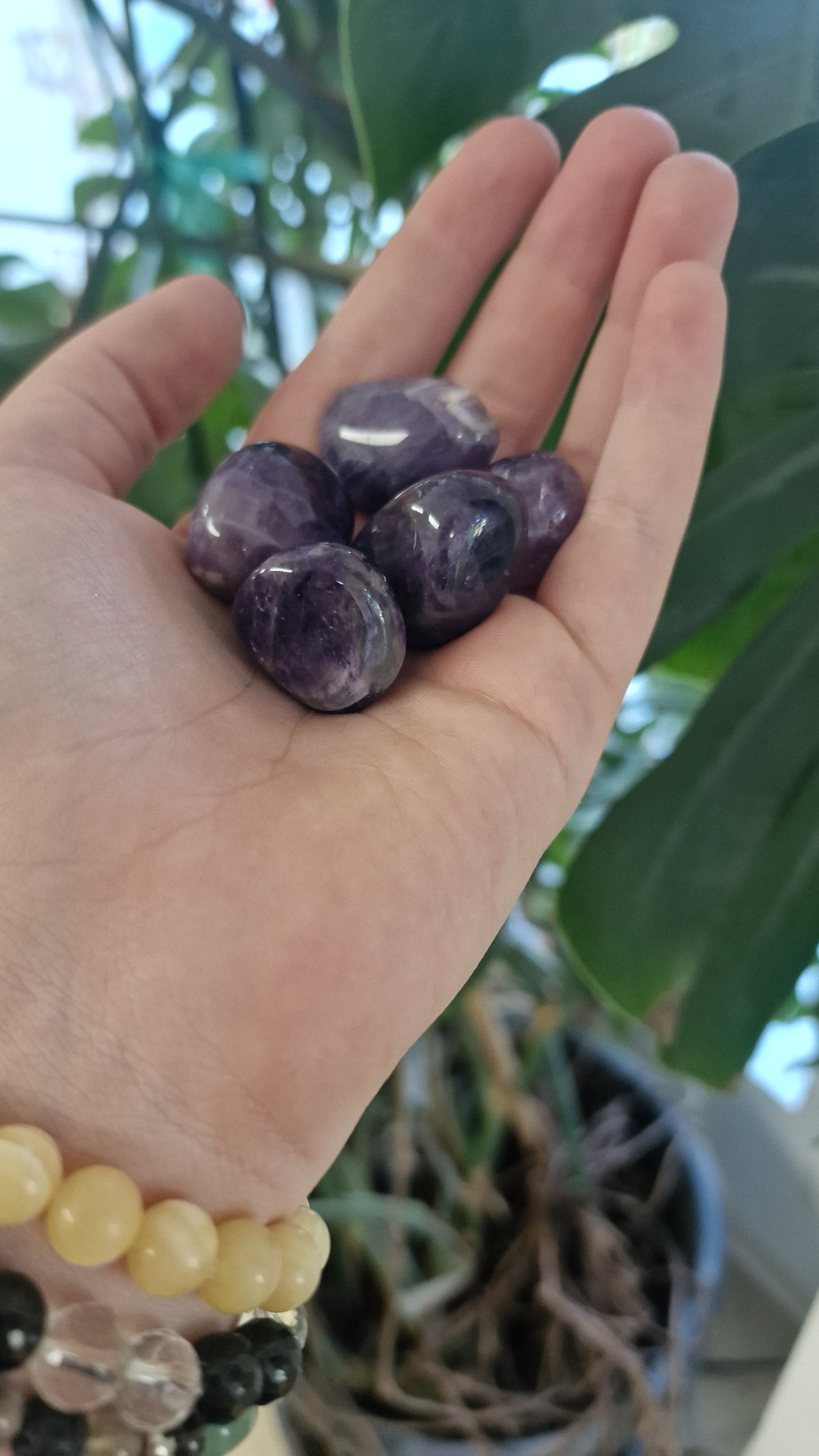 Amethyst Trommelsteine