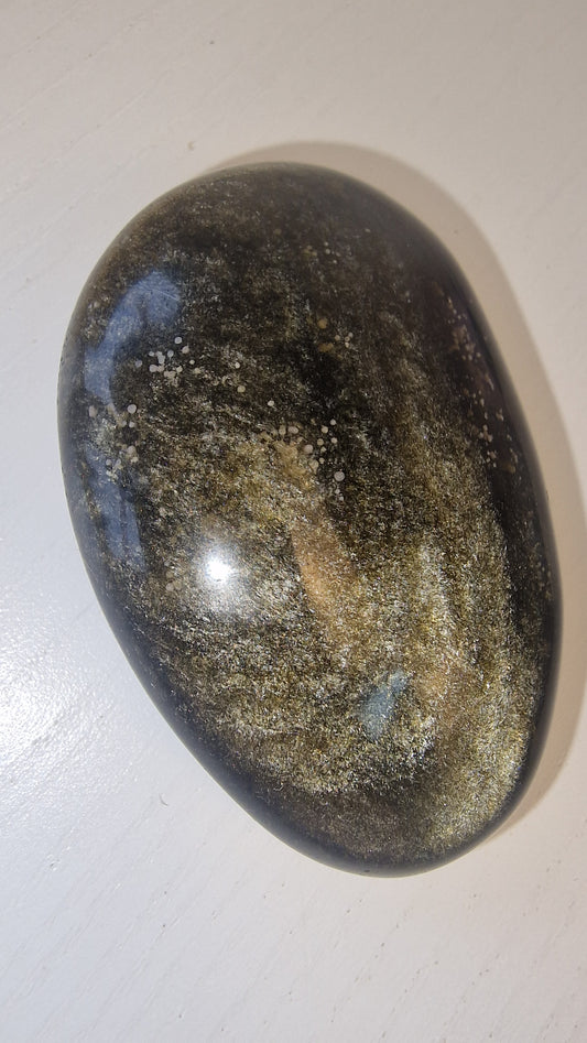 Gold Obsidian Handstein